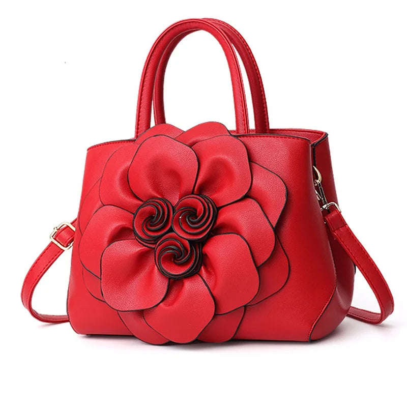 Bolsa Feminina de Couro Impermeável - Floralis