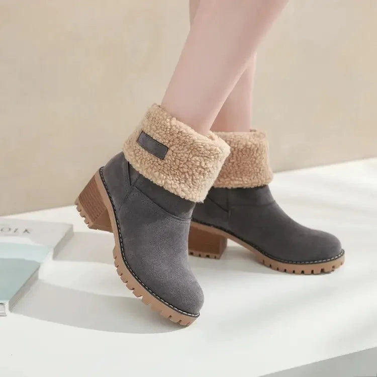 Bota Feminina Inverno Peluciada